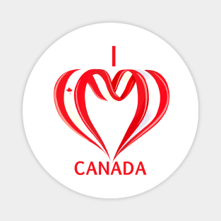 I LOVE CANADA Magnet